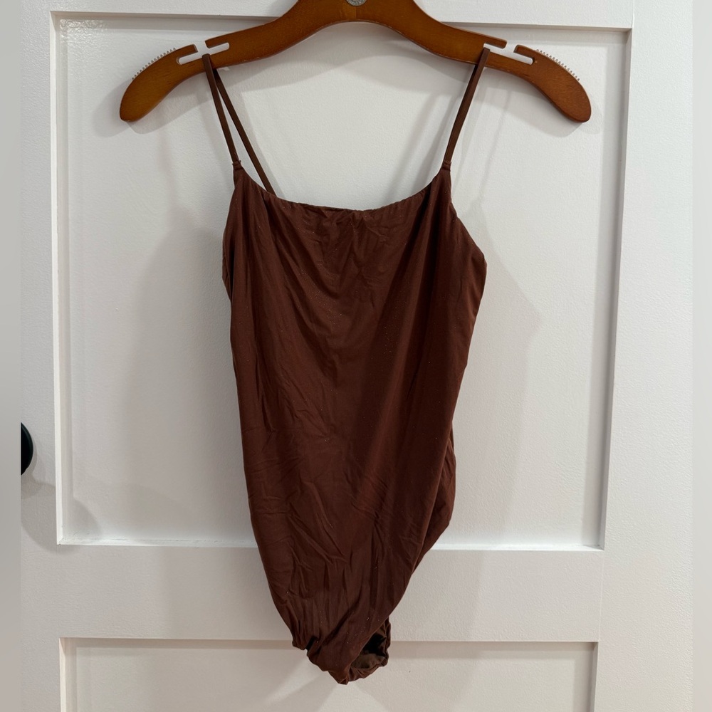 aerie Smootheez Brown Shimmer Women's Bodysuit